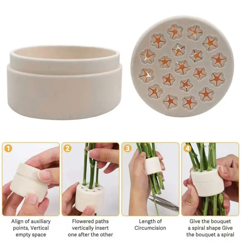 Supporto Per Stelo Di Fiori Supporto Affidabile A Spirale Per Ikebana Accessori Per La Disposizione Di Bouquet Twister Fai Da Te D-image