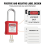 Lockout Tagout Locks Set, 10 PCS λουκέτα ασφαλείας, Lock Out Tag λουκέτα για ηλεκτρικά 7