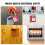 Lockout Tagout Locks Set, 10 PCS λουκέτα ασφαλείας, Lock Out Tag λουκέτα για ηλεκτρικά 8