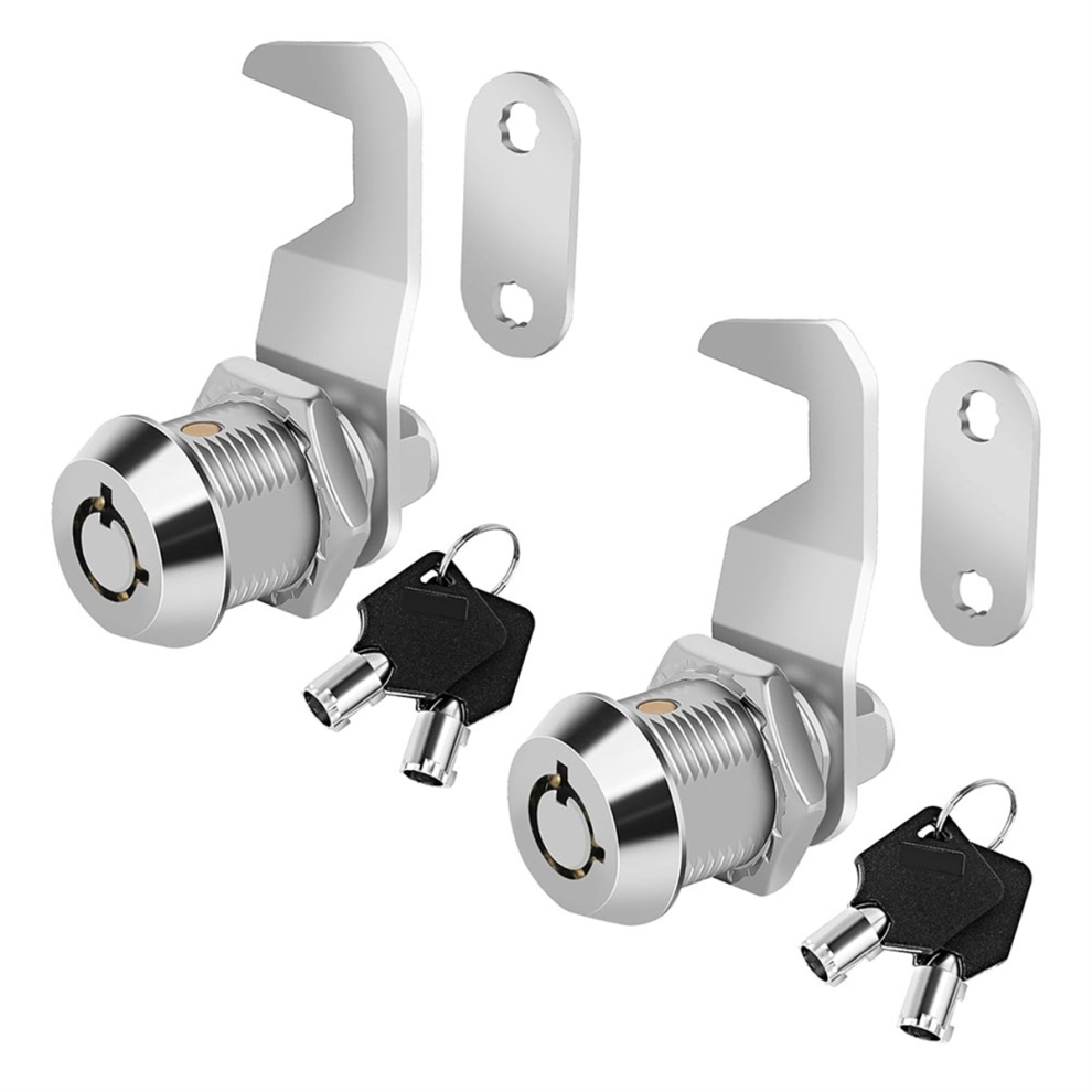 Tool Box Lock With Key,5/8In Cabinet Cam Keyed Alike,Toolbox For Rv Storage Compartment Door Cart Mailbox 4852394656273
