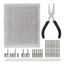 Drahtperlen-Vorrichtungsset der zweiten Generation mit 6-in-1-Biegezange und Metallstiften, Werkzeuge zur Schmuckdesignherstellung