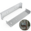 Metal Mailbox Mounting Bracket Large for Mailboxes with 8Inch Wide Floor 2Pcs 4