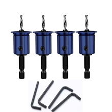 8mm Shank Countersunk Drill Bit Alloy Core Limiter Countersink Router Woodworking Drilling Pilot Hole