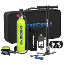 (Green)1L Mini Scuba-Diving Air-tank Kit Multipurpose Diving Equipments Diving Accessories