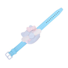 Niedlicher Mini-Ventilator, Uhrendesign für Kinder, tragbarer Ventilator, weicher, sicherer, starker Wind, wiederaufladbare USB-Belüftung B