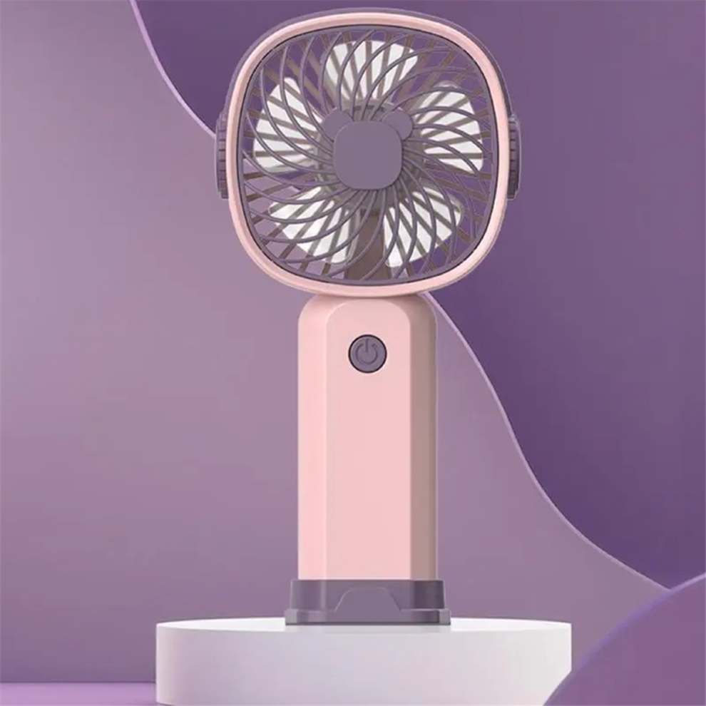 Handheld Small Fan Outdoor Portable 3-Speed Rechargeable 400Mah Battery Multi-Function Phone Holder A 4852394662182