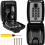 Key Box Wall Mounted Large Secure Waterproof Outdoor with 12 Code Rustproof Weatherproof Heavy Duty 7