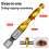 M6x1mm Hex Shank Titanium Plated HSS Screw Thread Metric Tap Drill Bits Machine Compound Open Chamfer Tool 8