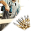 M6x1mm Hex Shank Titanium Plated HSS Screw Thread Metric Tap Drill Bits Machine Compound Open Chamfer Tool 6