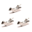 Bird Lemon Squeezer Stainless Steel,Lemon Slice Squeezer,Lemon for Beer Bottle,3Pcs 2
