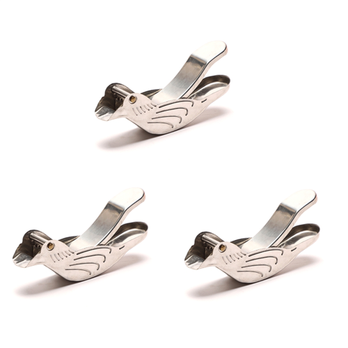 Bird Lemon Squeezer Stainless Steel,Lemon Slice Squeezer,Lemon for Beer Bottle,3Pcs 1