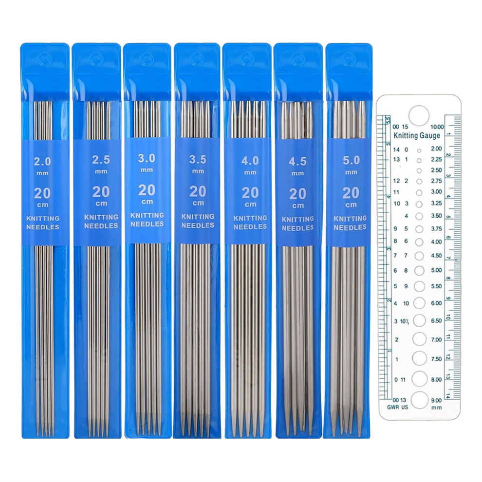 36 Pcs Double Pointed Knitting Needles Set Sweater Socks Kit for Weaving Beginner