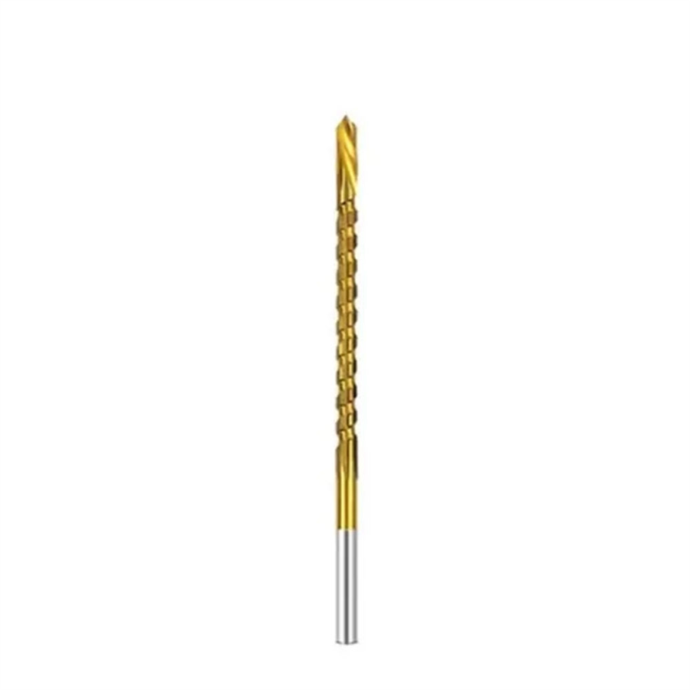 3Mm Titanium Coated Drill Bit Spiral Jagged Saw Composite Twist 4852394671894