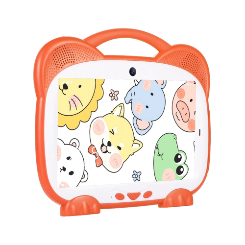 Tablet infantil de 7 polegadas Quad Core 1+8G Dual Card WiFi Android 7.0 Tablets para estudo Educação Presente Software, Laranja 1