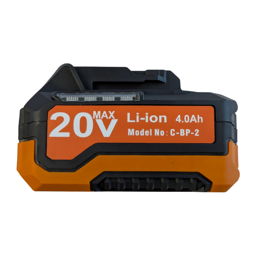 (C-BP-2 | Battery Pack - 4.0Ah) Cordless Grass Trimmer Edging Tool - Rotates and Tilts - Lightweight 1.5kg - Soft Grip Handle -Includes 20V Battery, C