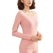 (3XL,Female Pink)Thermal Underwear Men Winter Women Long Johns Sets Fleece Keep Warm In Cold Weat