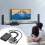 HDMI-compatible Adapter Cable VGA to HDMI-compatibe Converter Adapter for PC Laptops Display 5