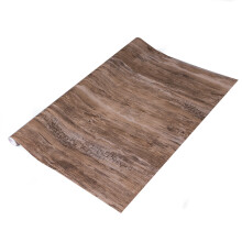 (45cm, 5m) RUSTIC WOOD sticky back plastic vinyl wrap film