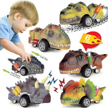 Dinosaur Toy Pull Back Cars 6 Pack Dinosaur Toys for Kids Dinosaur Games Toddler Boys Girls Birthday Gifts