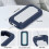 (Blue) Silicon Protective Case for Vision Pro Battery,Anti-Scratch and Shock-Proof Protective Case for VR Vision Pro Battery Accessories 4