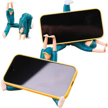 (2Pcs) Breakdancer Phone Stand,Break Dancer Funny Phone Stand,Australian Breakdancing Girl Action Figure Phone Holder 360 Rotation