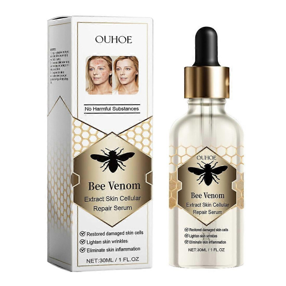 (1pcs) Bee Venom Serum, Bee Venom Extract Skin Cellular Repair Serum, Bee Venom Firmming Serum Against Cellulite, Anti-Wrinkles Moisturizer