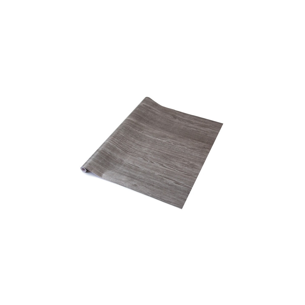 (90cm, 10m) OAK SHEFFIELD PEARL GREY sticky back plastic vinyl wrap film