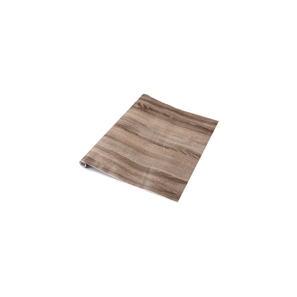 (45Cm, 10M) Sonoma Oak Truffel Sticky Back Plastic Vinyl Wrap Film 5056525302599