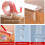 2M Clear Edge and Corner Protector Kit, Soft Silicone Bumper Strip with 4 L-Shaped Corner Guard, Baby Proofing Solution for Sharp Edges and Corner 2