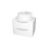 NES Home Nes Home 600mm White Wall Hung Vanity Unit, Worktop With Round Bowl Basin 5
