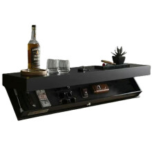 (Black, Multicolor) Wall Mount Floating Shelf Hidden Storage Box Secret Compartment Organizer for Home Office - Black
