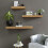 (Black, Multicolor) Wall Mount Floating Shelf Hidden Storage Box Secret Compartment Organizer for Home Office - Black 2