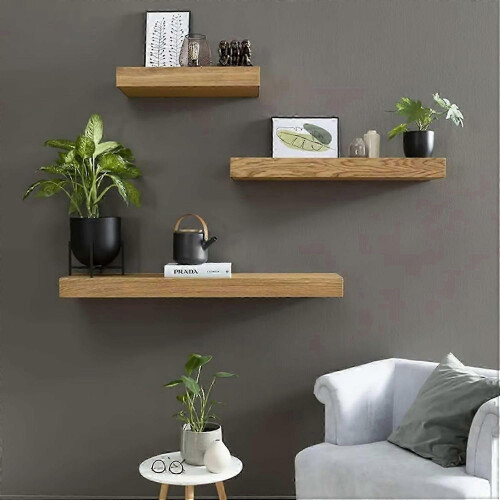 (Black, Multicolor) Wall Mount Floating Shelf Hidden Storage Box Secret Compartment Organizer for Home Office - Black 1