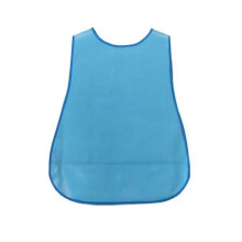 1pcs Silicone Adult Bibs with Crumb Catcher, Waterproof Bibs for Adult, Extra Long Elderly Men Women Blue Bib for Eating
