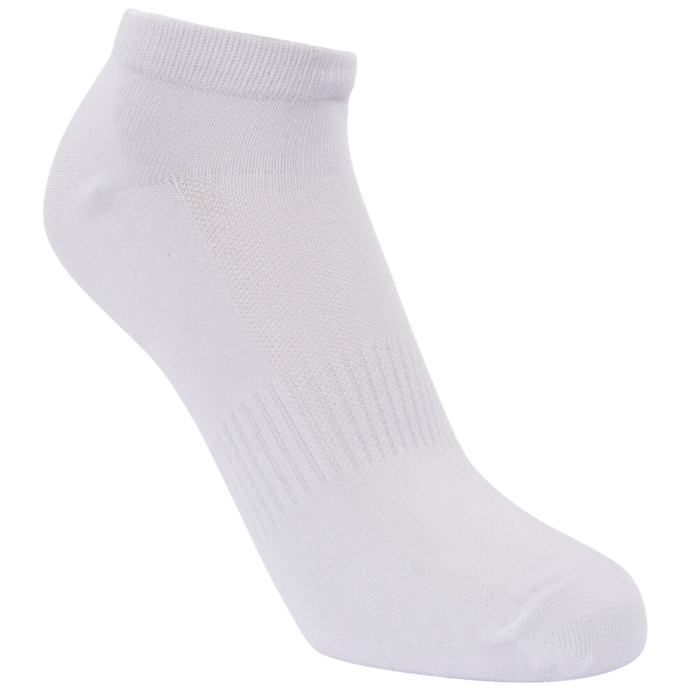 (4/7, White) Trespass Unisex Trainer Socks Orbital