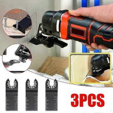 (3pc) 3pc Oscillating Multi Tool Wood Opening Hole Saw Blade Power Tool Supplies 34mm