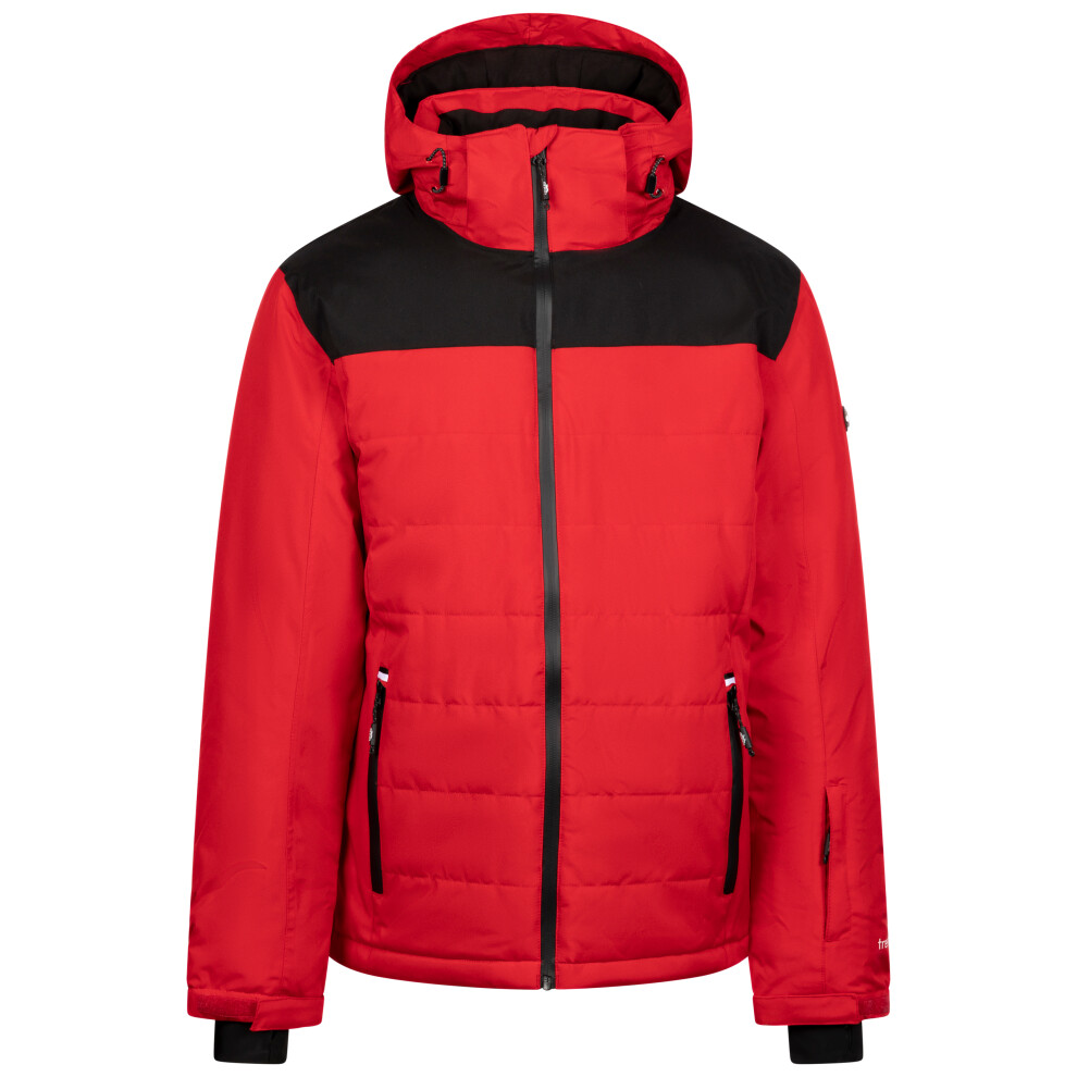 (L, Red) Trespass Mens Padded Jacket With Hood Christopher