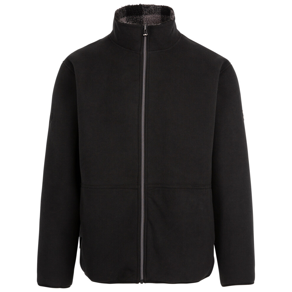 (XS, Black) Trespass Mens Fleece Jacket Airtrap Tatsfield