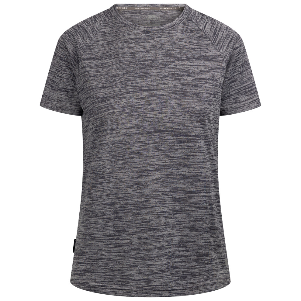 (16, Navy Marl) Trespass Womens Duoskin Activewear Top Selinne