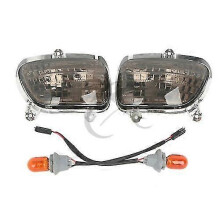 (smoke) Motorcycle Front Turn Signal Lights Lens Shell For Honda Goldwing GL1800 2001-2017 2016 2015 2014 2013 2012 clear/ smoke/ orange