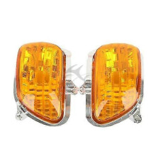 (orange light Len) Motorcycle Front Turn Signal Lights Lens Shell For Honda Goldwing GL1800 2001-2017 2016 2015 2014 2013 2012 clear/ smoke/ orange