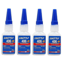 4pcs New Loctite 406 20 Gm Instant Adhesive Super Glue for Plastic & Rubber Henkel