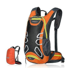 (Orange) Waterproof Mtb Equipment Cycling Backpack Loadable Water Bag