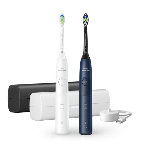 Philips Brosse à dents électrique - PHILIPS - Sonicare 5500 - 2 modes - Alerte de pression - Rechargeable