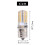 E17 Socket 5W 64 LED Lamp Bulb 3014 SMD Light Warm White AC 110V-220V 7