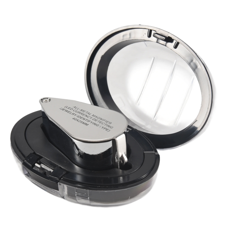 Photos - Other Office Equipment 40x LED Pocket Magnifier Jeweller Eye Glass Loop Lens Magnifying Loupe UV Light
