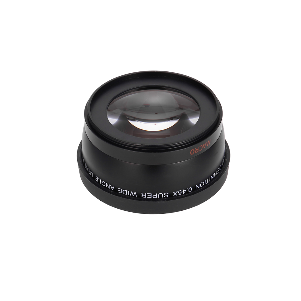 58Mm Wide Angle 0.45X Converter Lens With Macro Close-Up Attachment For Rebel T6s,T6i,Sl1,T5,T5i,T4i,T3,T3i,T1i,T2i,Xsi,Xs,,Xt,70D,60D,60Da,7D,5D,1D 4852487660064