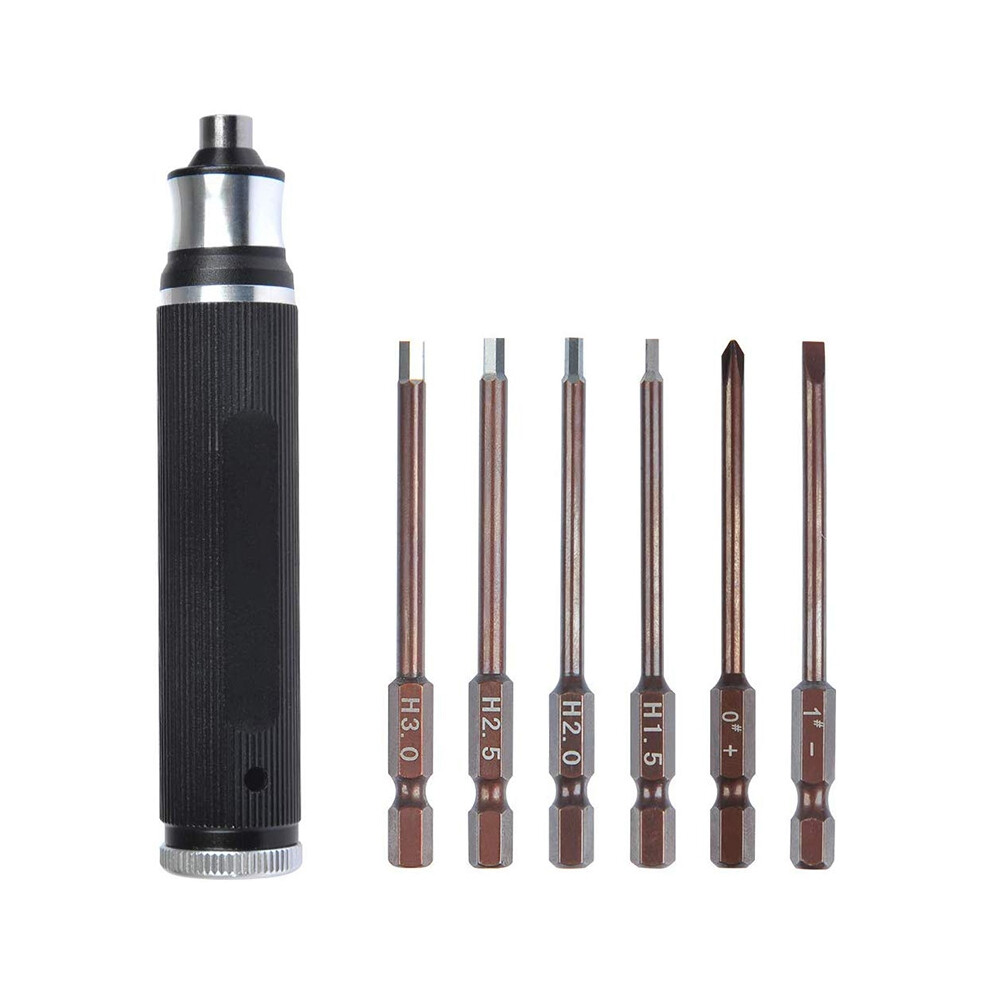 6 Im 1 Schraubendreher Reparatur Werkzeug Kit 1,5 Mm 2,0 2,5 3,0 Alles In Einem Sechskant Handset FüR Rc Fpv Racing Drone-image