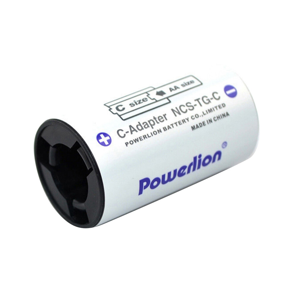 Photos - Battery C Size  Adapters, AA to Spacer Converter Case Use with Cells - 4 Pack
