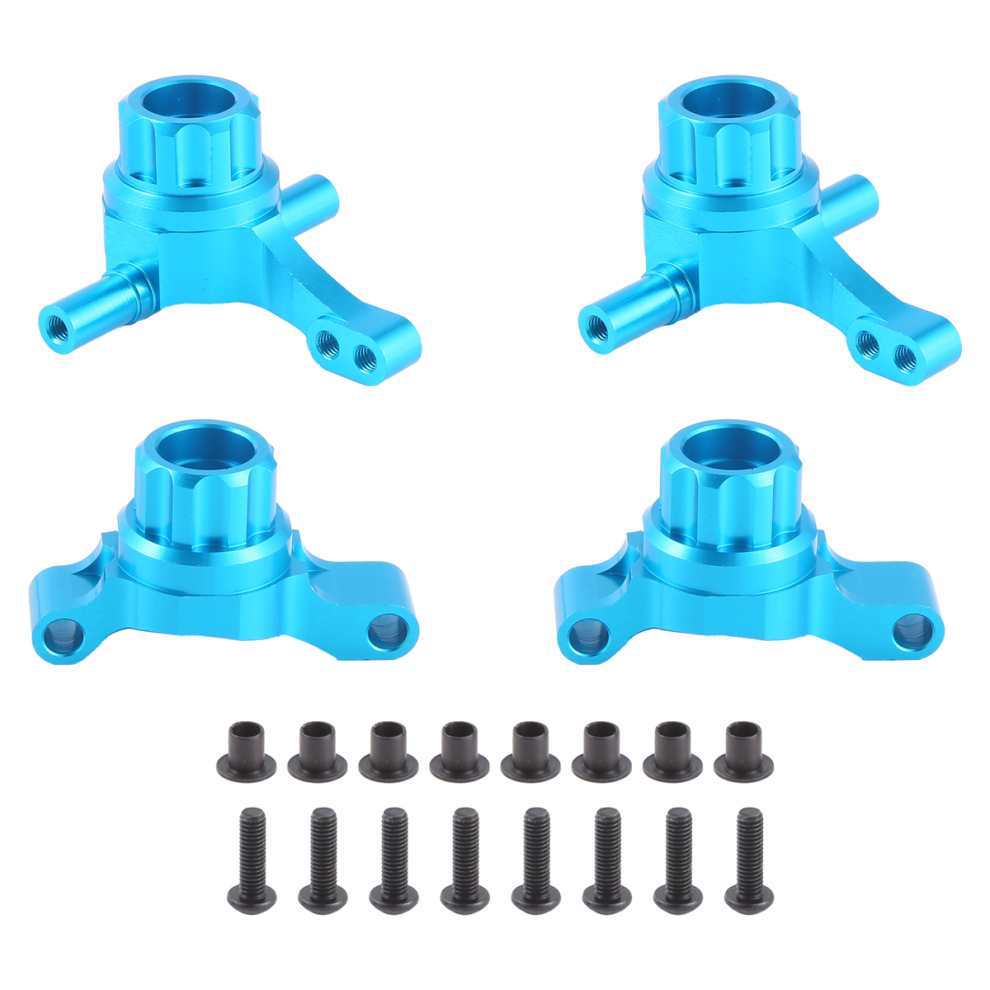 Photos - Parts for Drones & RC models 4Pcs Metal Front and Rear Upright Knuckle Arms Steering Set for TT02 TT-02 1/10 RC Car Upgrade Parts